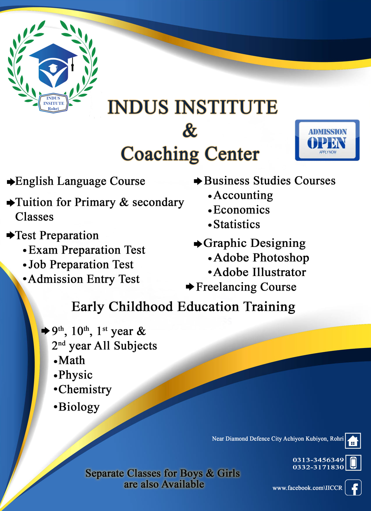 Indus Institute & Coaching Center - Rohri | Rohri