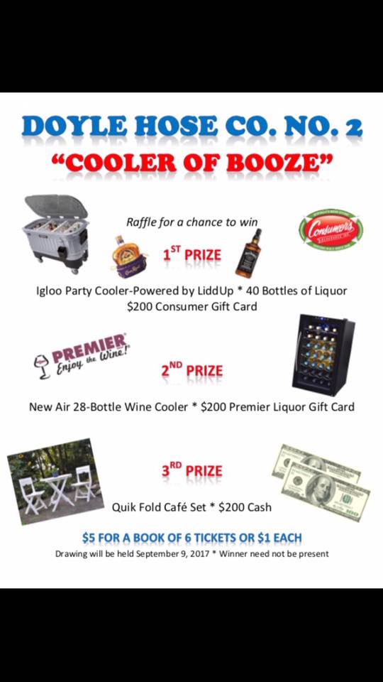 Our annual raffle is soon... - Doyle Hose Company No. 2 | Facebook