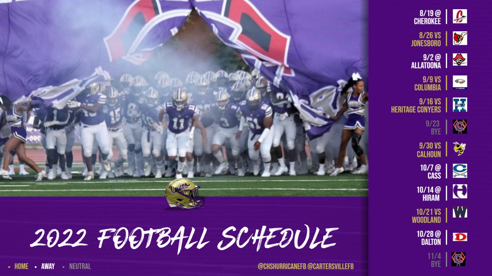 Cartersville Canes Touchdown Club - Home