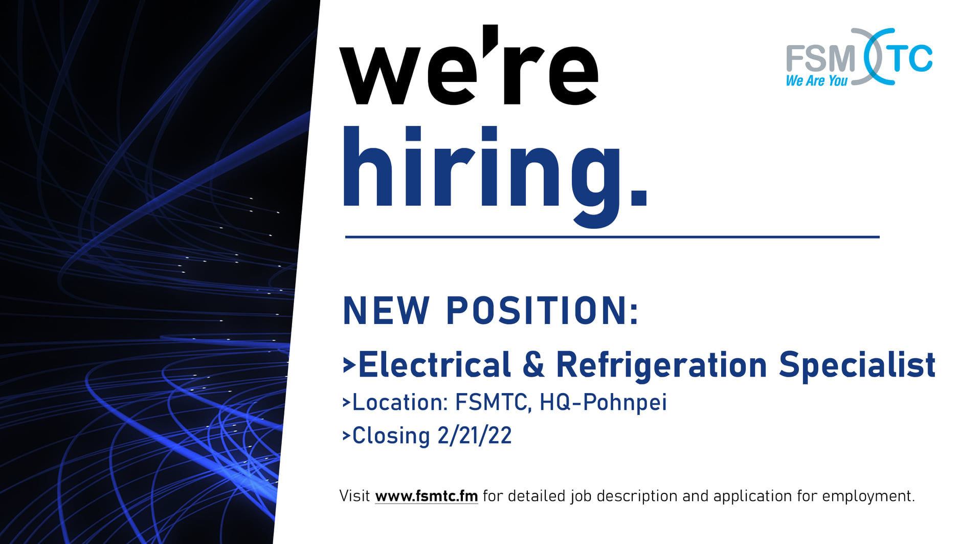 Want to join our team?... - FSM Telecommunications Corp. | Facebook