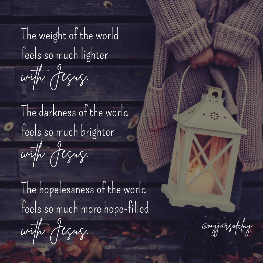My Jars of Clay - The weight of the world feels so much... | Facebook
