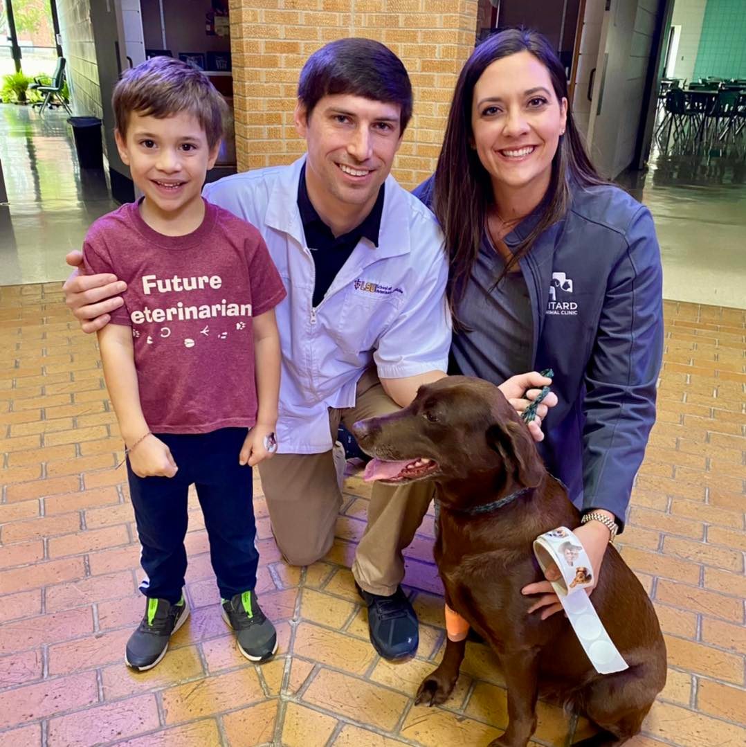 Pitard Animal Clinic - Dr. Pitard + Gabby with their youngest, Beau ...