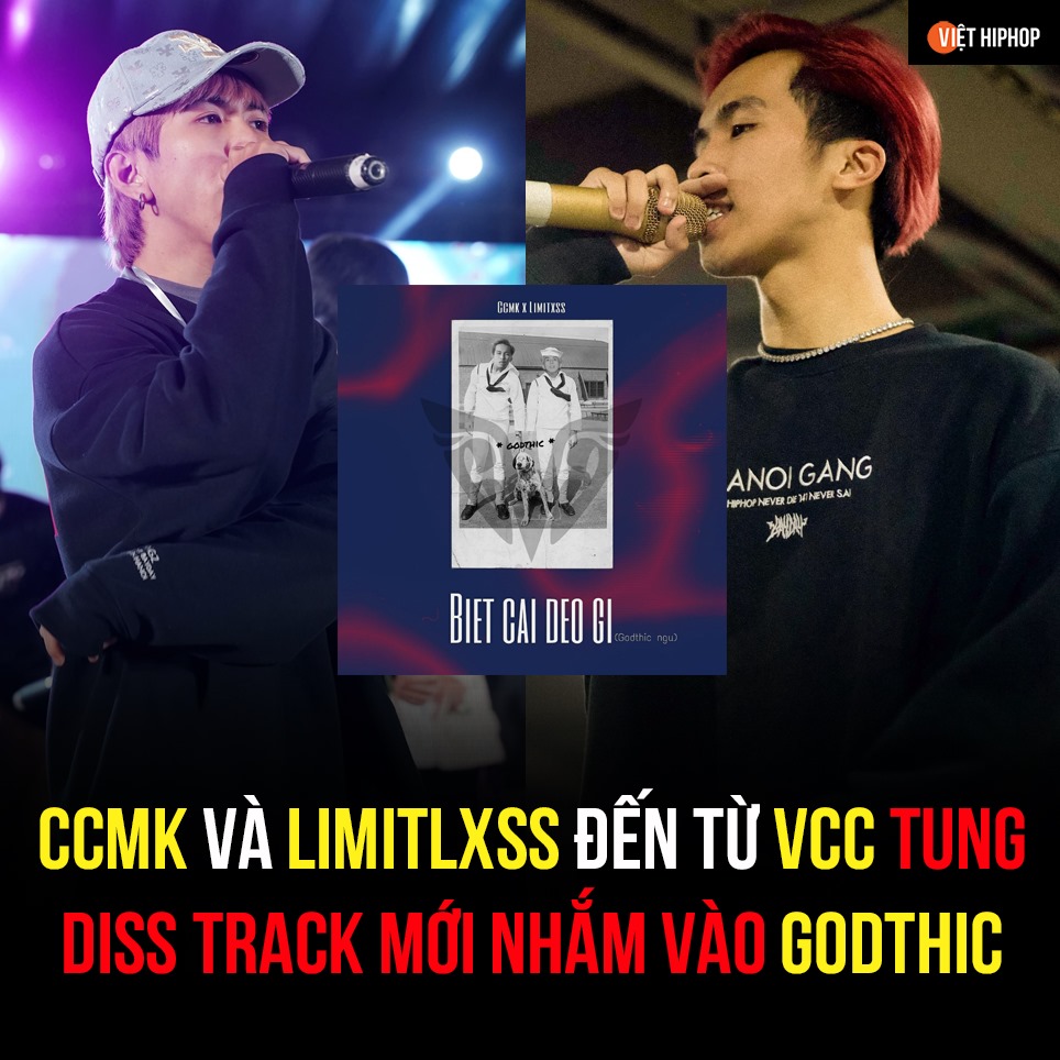 Việt Hiphop - CCMK VÀ LIMITLXSS ĐẾN TỪ VCC TUNG DISS TRACK... | Facebook
