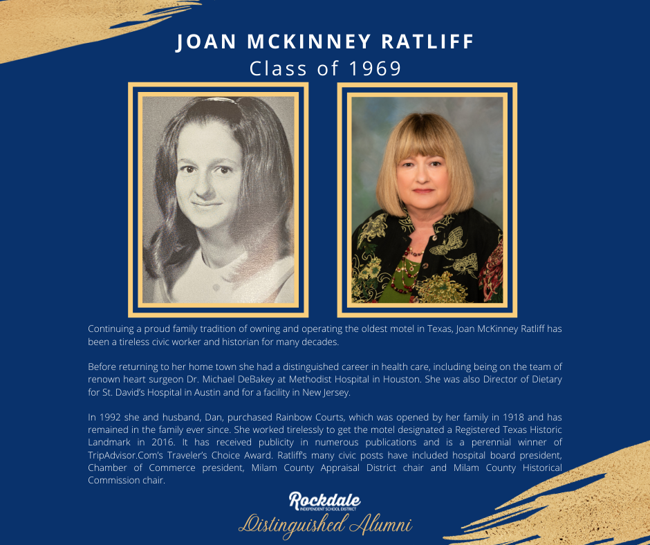 Rockdale - JOAN MCKINNEY RATLIFF Rockdale High School Class of 1969 ...