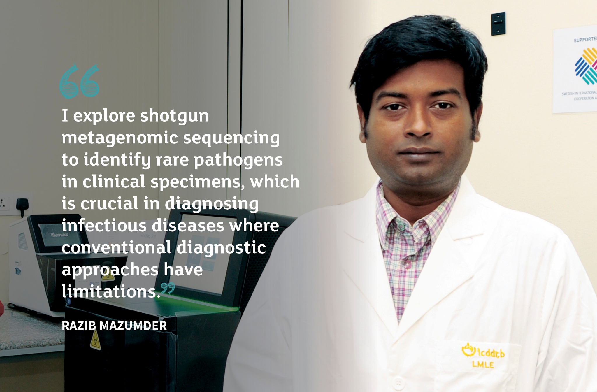 icddr,b - Today we would like to introduce Mr Razib...