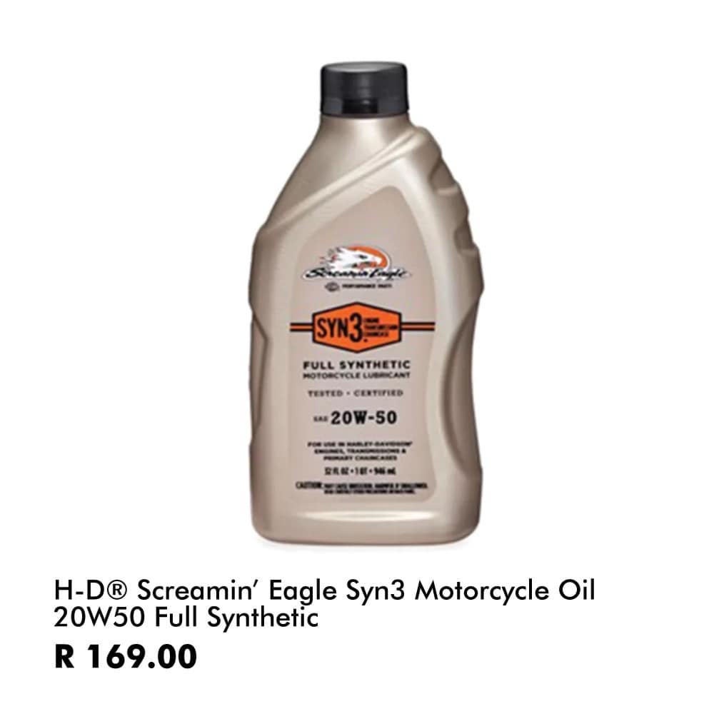 H-D® Screamin' Eagle Syn3 Motorcycle Oil 20W50 Full Synthetic R