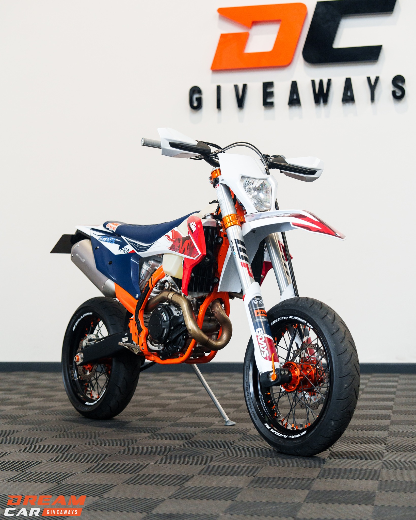 NOW LIVE - KTM 450 EXC-F Supermoto! https://dreamcargiveaways.co 