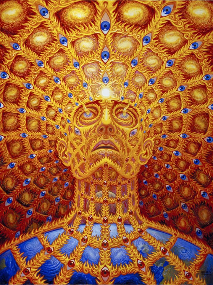 Surround yourself with visionary art by Alex Grey 🌀 Iconic