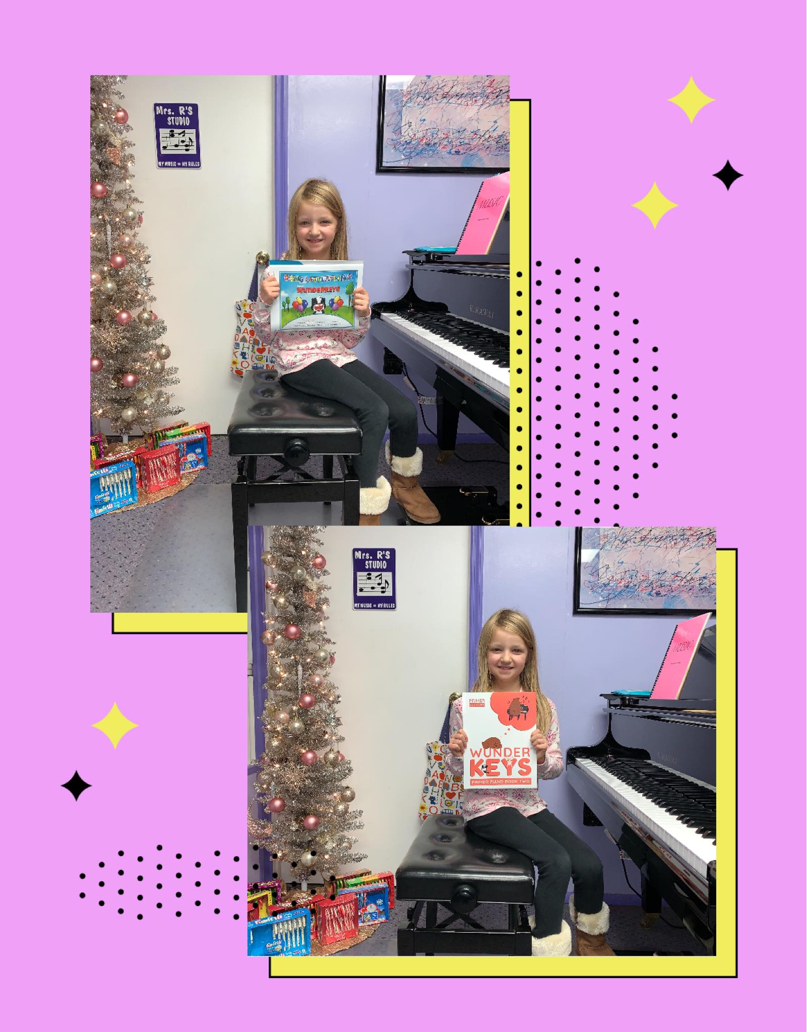 Congratulations to Miss V!!!! She... - Mrs. R's Piano Studio