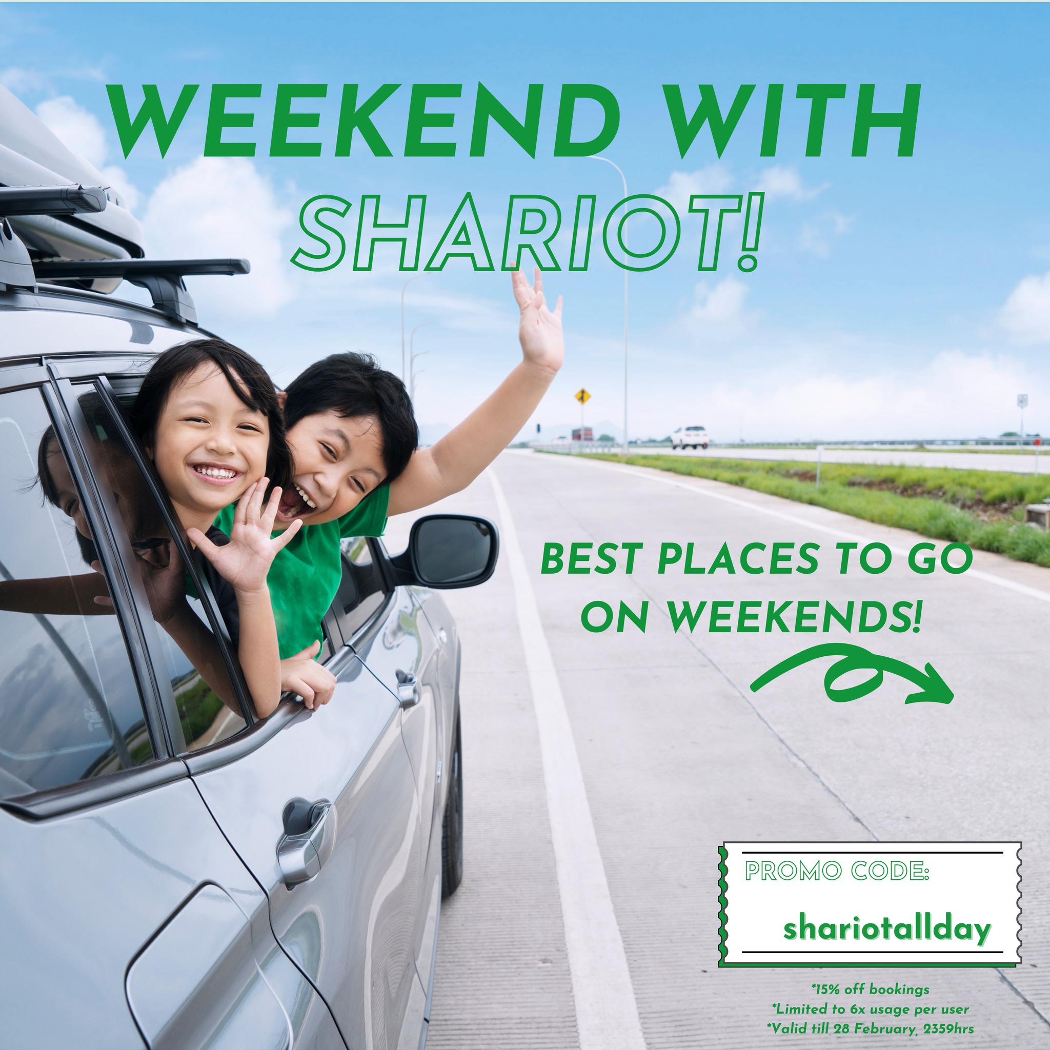 Make your weekend a memorable one!... - Shariot Car Sharing