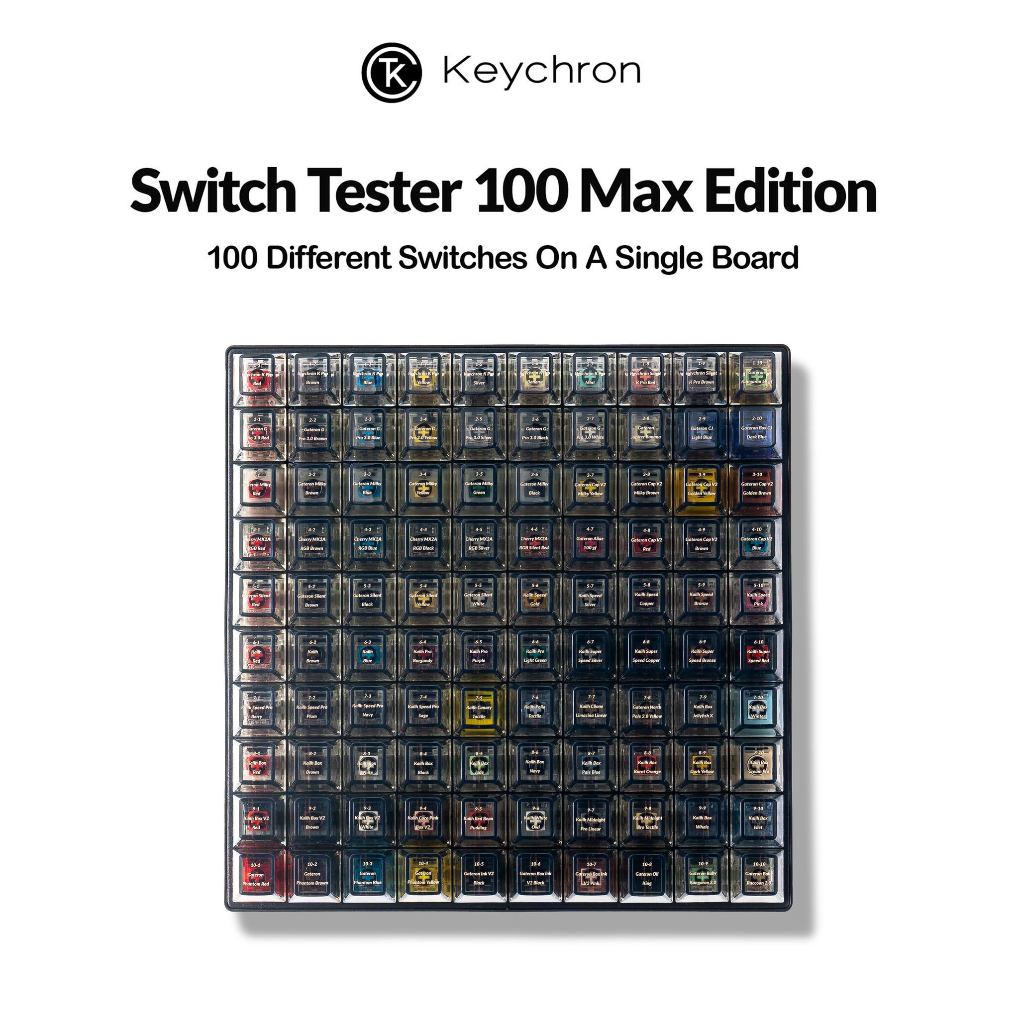 Keychron - The Keychron Switch Tester 100 Max Edition is... | Facebook