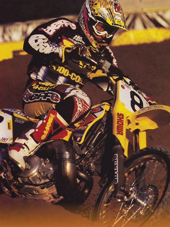 Suzuki 250 RM usine 1998 : Greg Albertyn Team American Suzuki