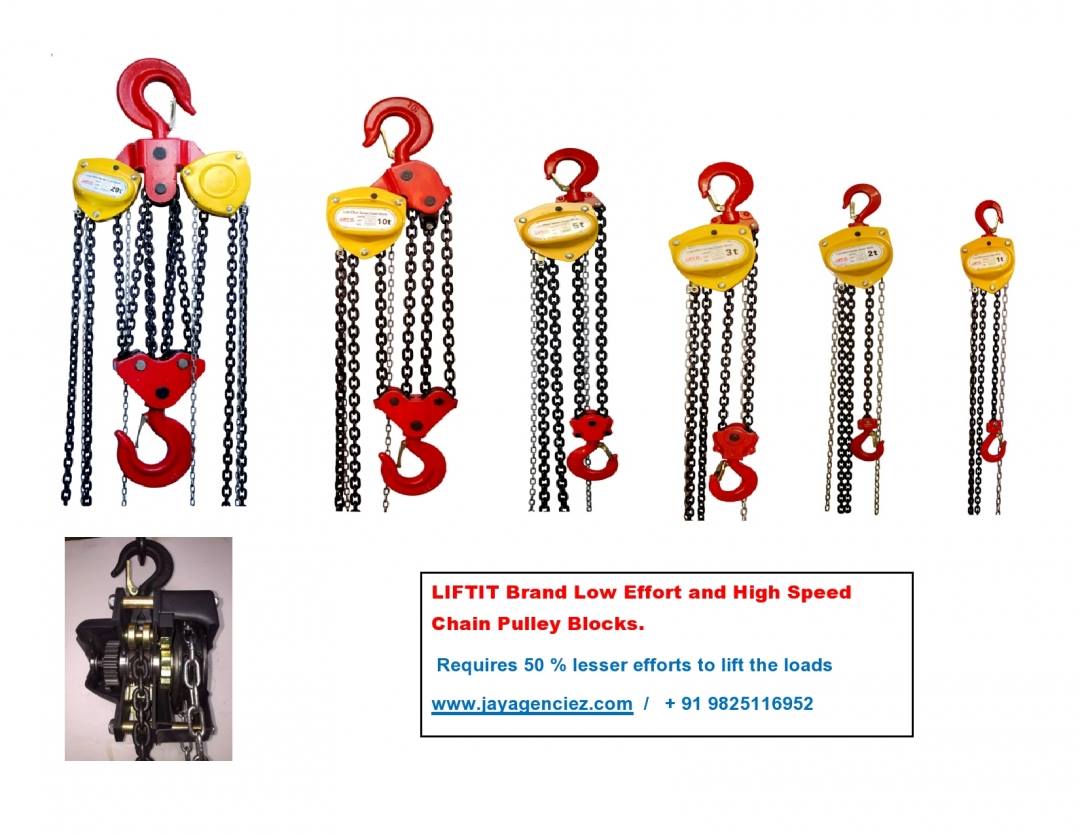 Jay - LIFTIT Brand Chain Pulley Block. Made with the latest technology ...