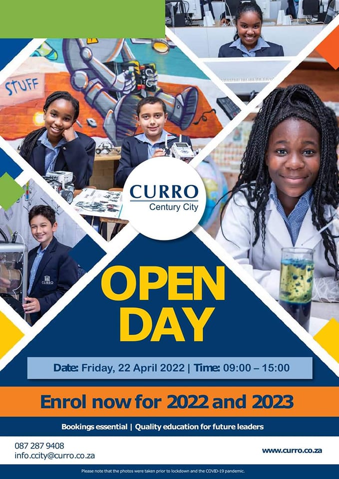 Curro Century City - EXCITING NEWS ....😃😀 We are having an Open Day ...