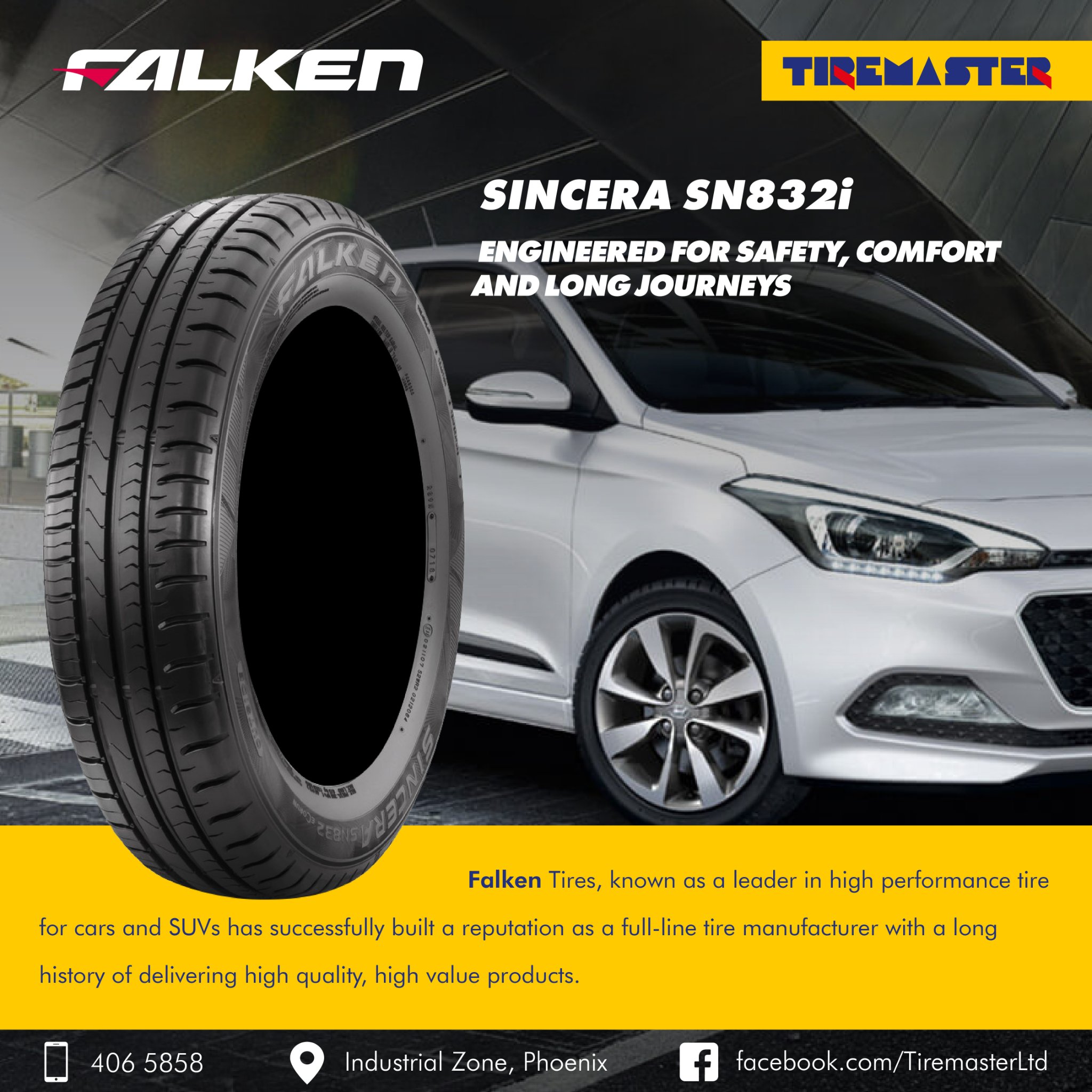 Falken Sincera SN832 Ecorun tires for comfort and safety
