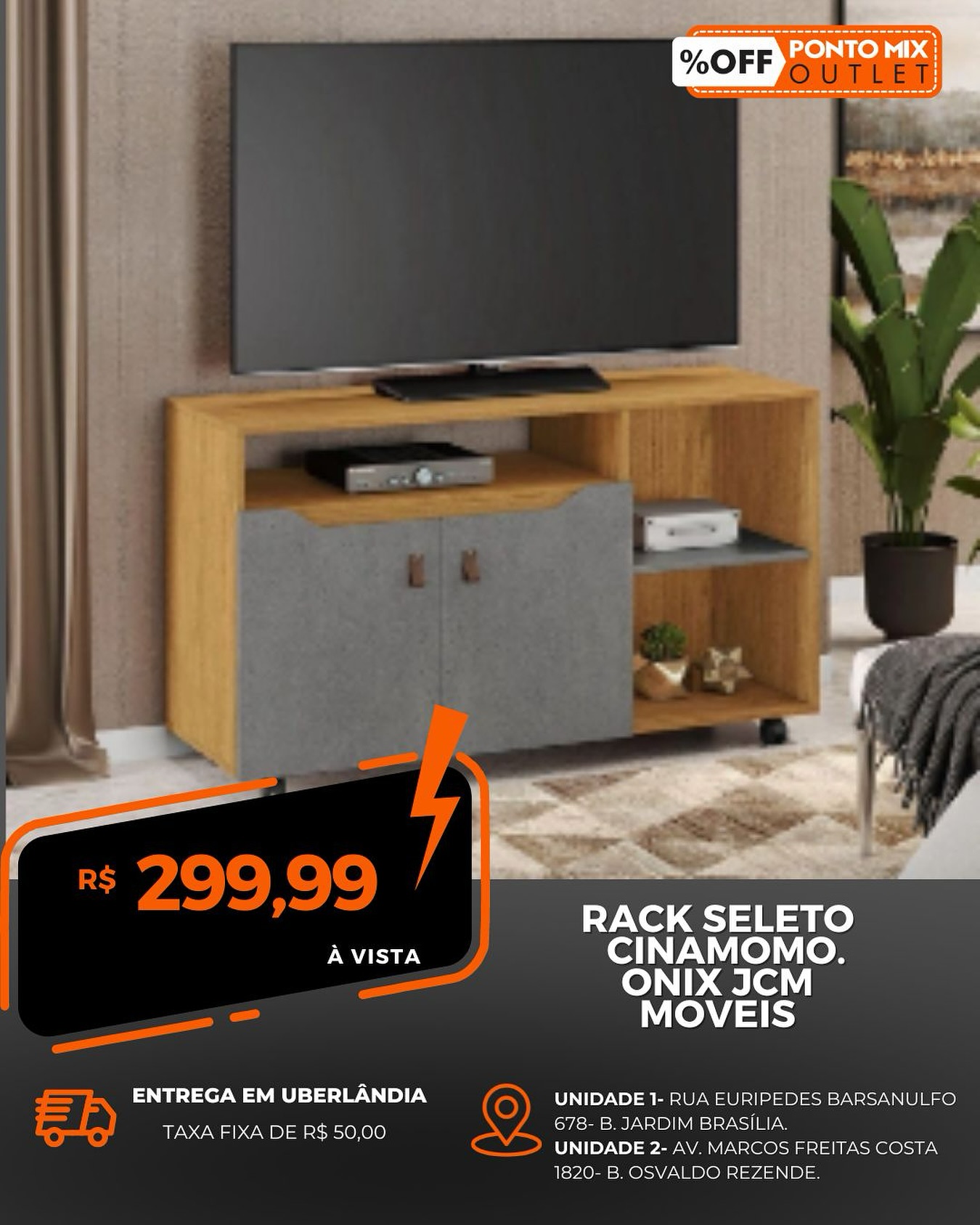 🤩 Transforme seu ambiente com o rack... - Ponto Mix Outlet