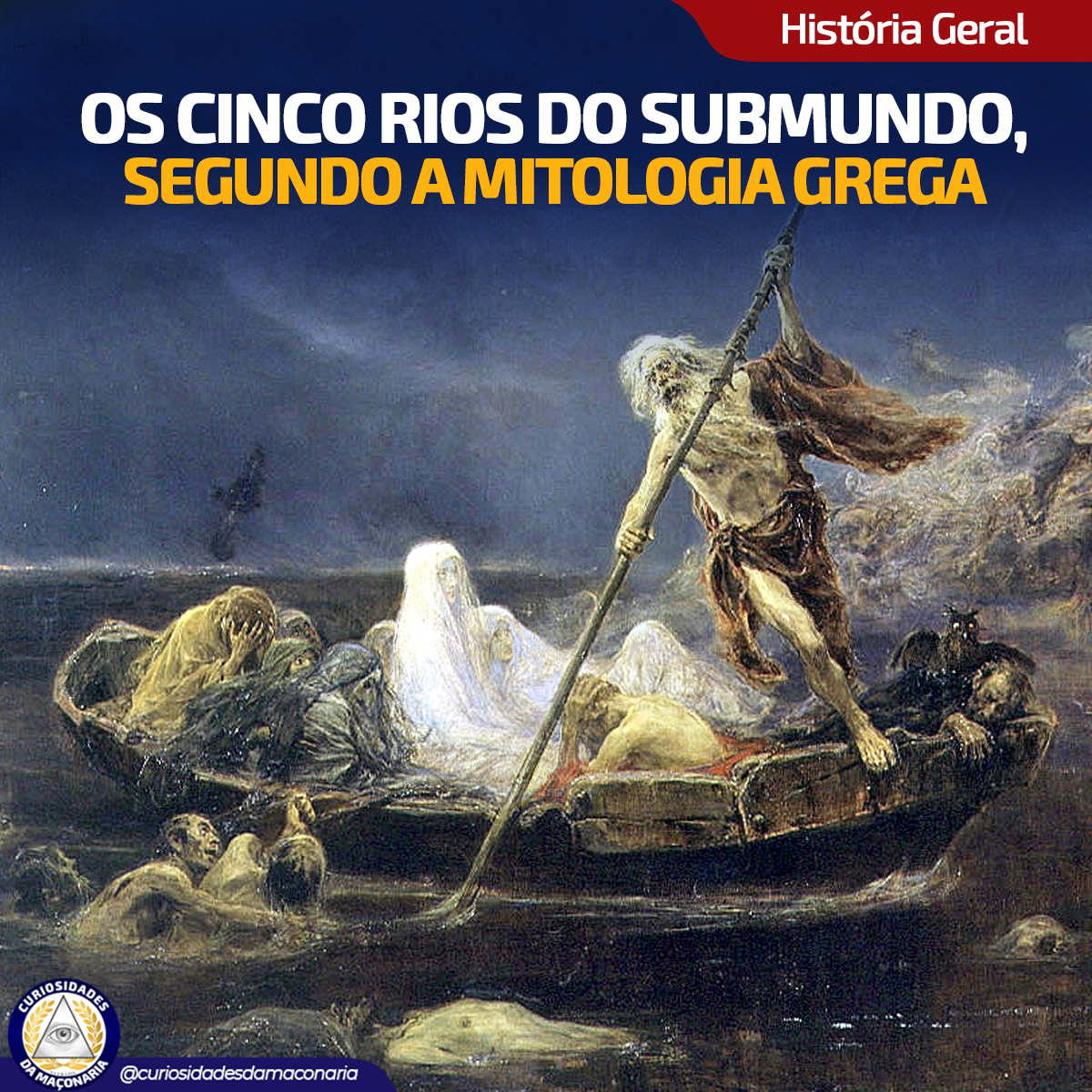 Curiosidades - 📝 Segundo a Mitologia Grega, depois da morte, precisamos ...
