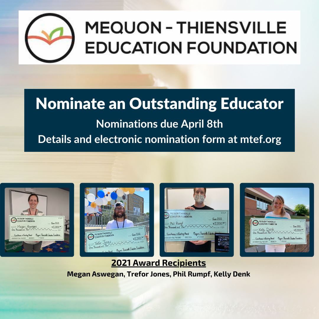The influence of a... MequonThiensville School District Facebook