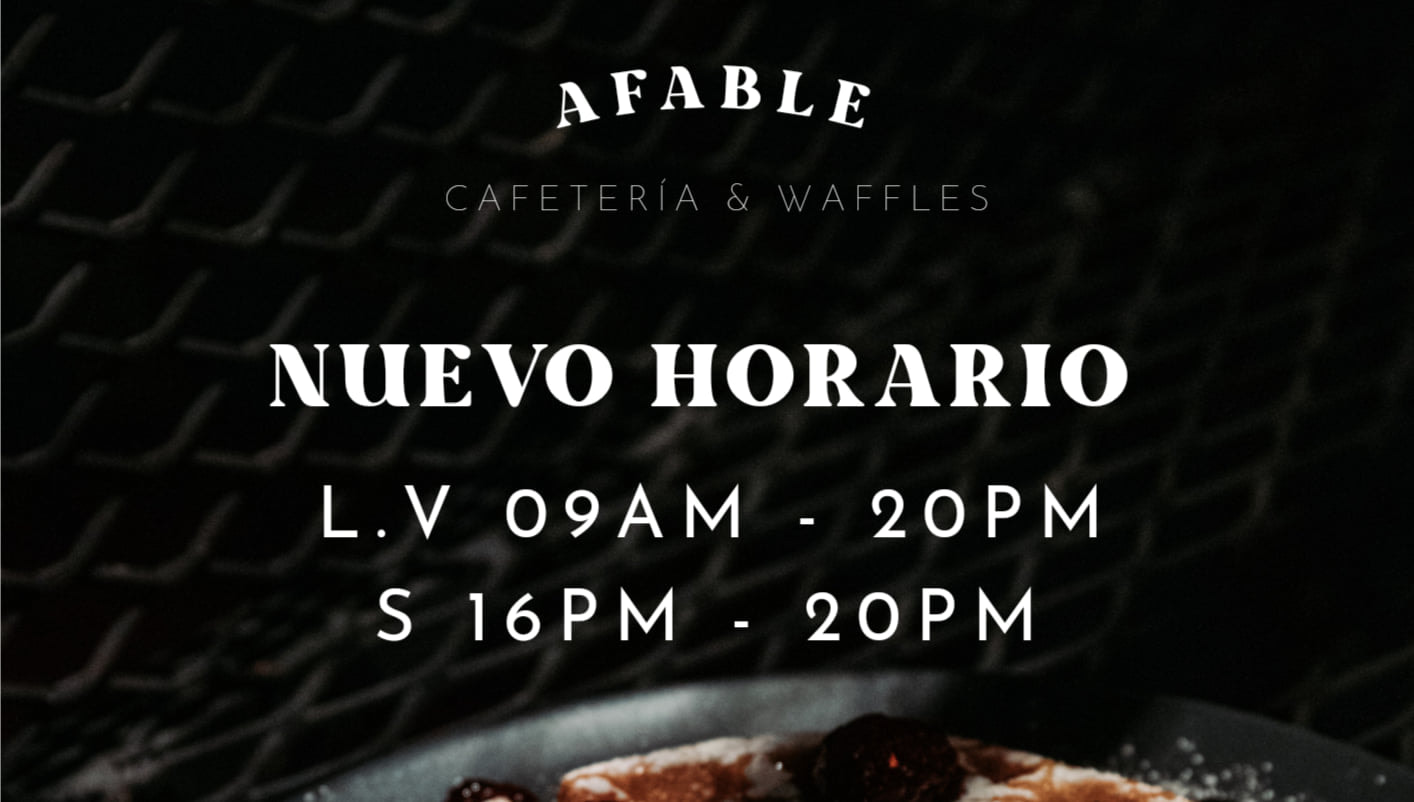 Afable Waffleria Cafetería | Santa Cruz