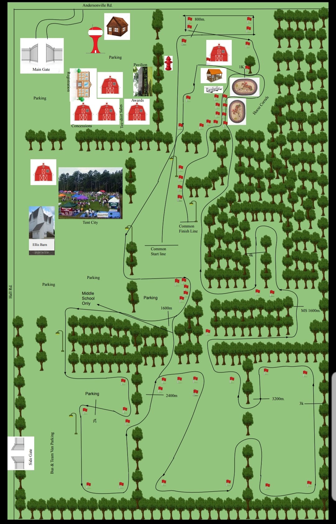 Here is the course map for tomorrow's... - Fowler Eagles XC | Facebook