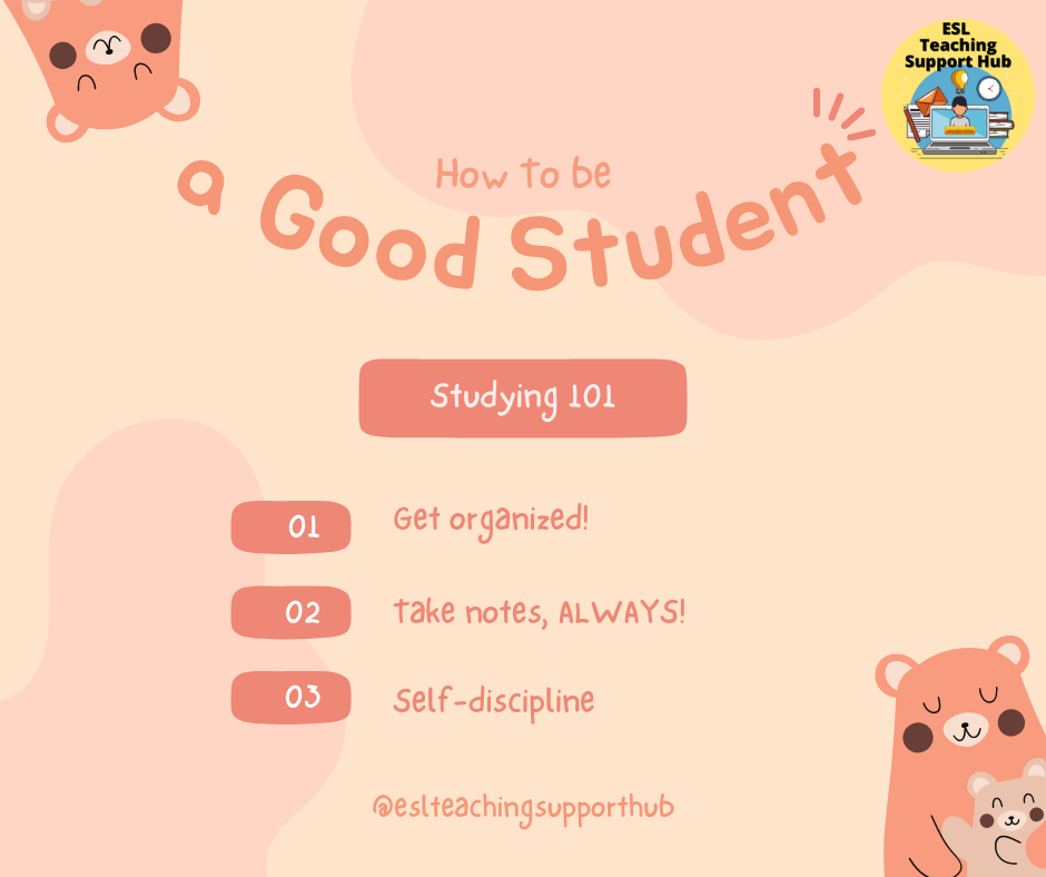 HOW TO BE A GOOD STUDENT? 📖 ️... - ESL Teaching Support Hub