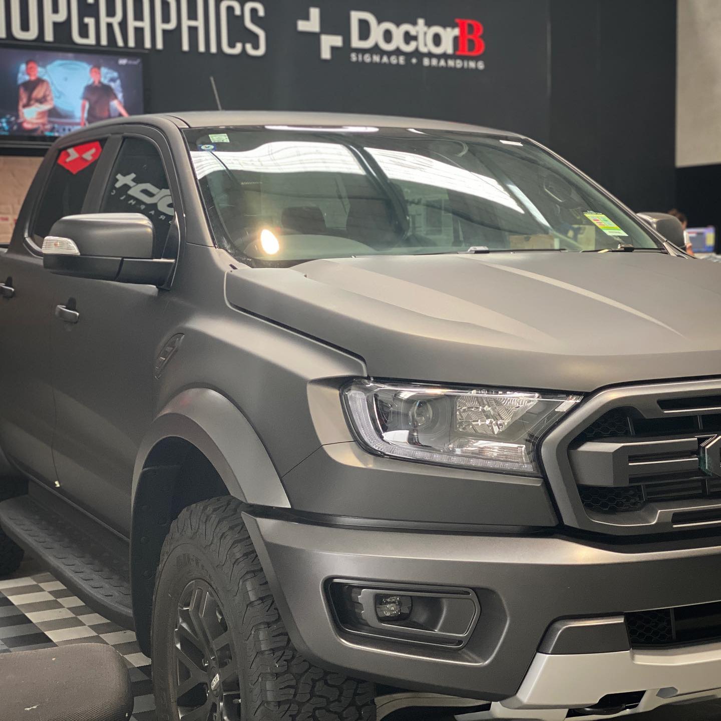Nothing beats a matte black #raptor... - Doctor B Signage