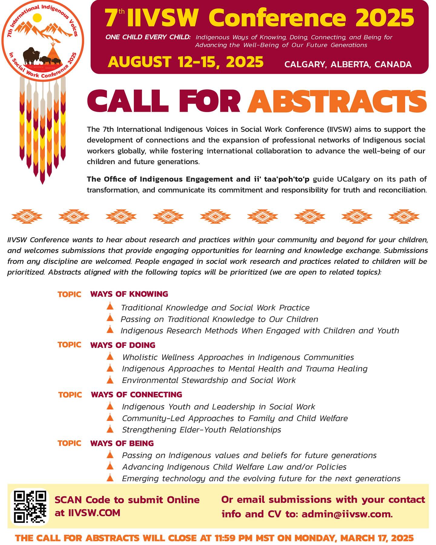 📣 Call for Abstracts: 7th... - Indigenous Projects & Events | Facebook