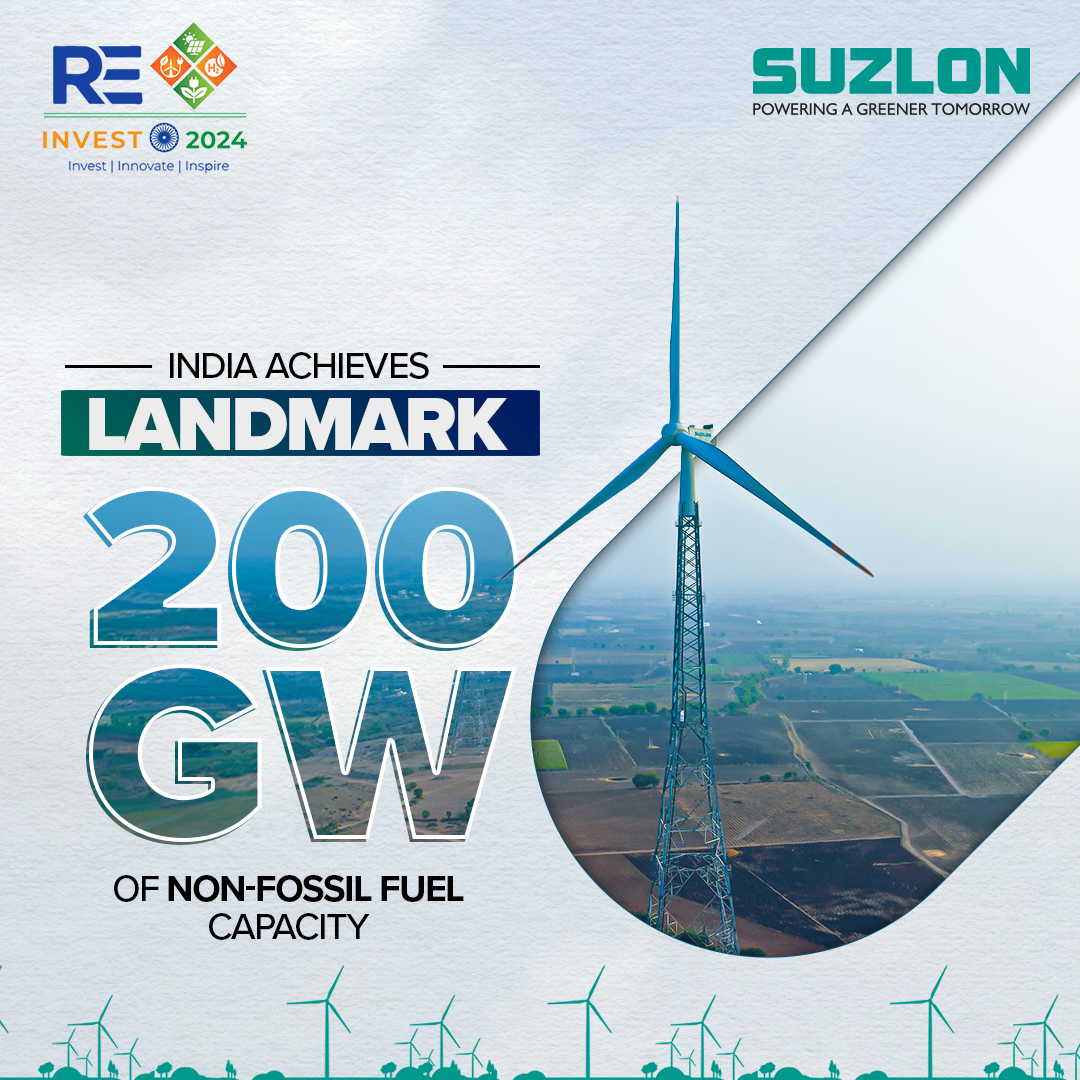 Suzlon - We are proud to stand tall as India reaches the...