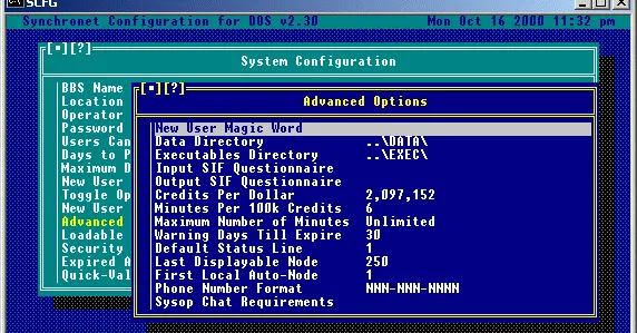 Synchronet BBS Fansite & Hosting