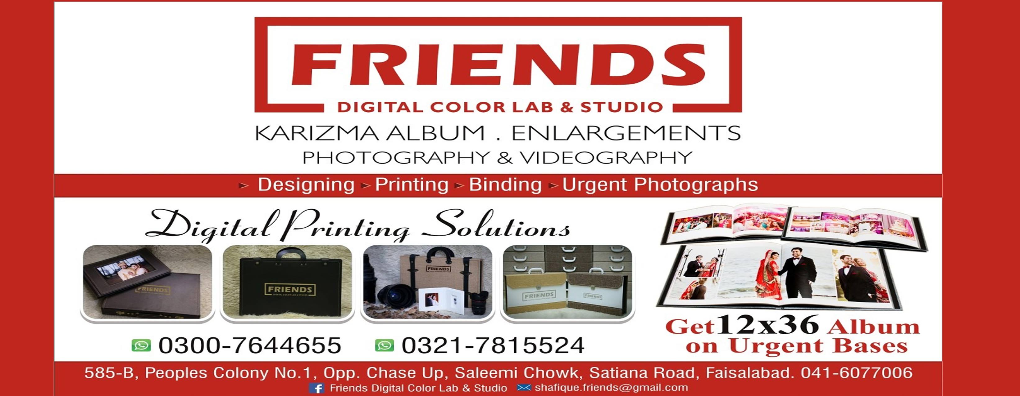 Friends color lab & studio | Faisalabad