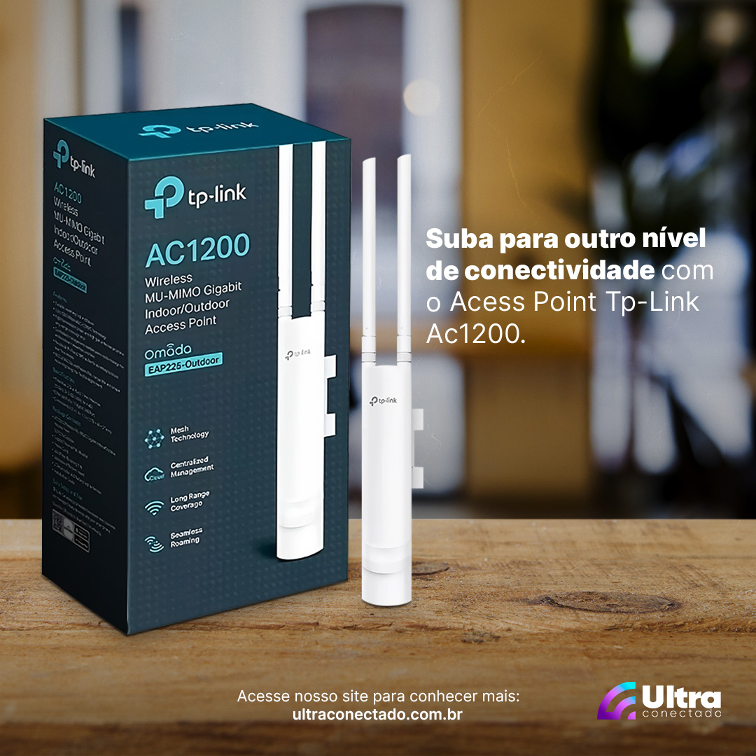 Ultra - Transforme sua rede com o Access Point TP-Link AC1200! Ideal ...
