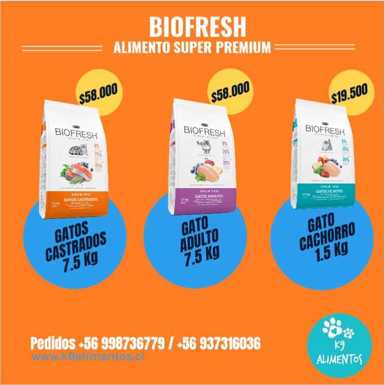 K9 Alimentos - En K9 Alimentos tenemos BIOFRESH, alimento... | Facebook
