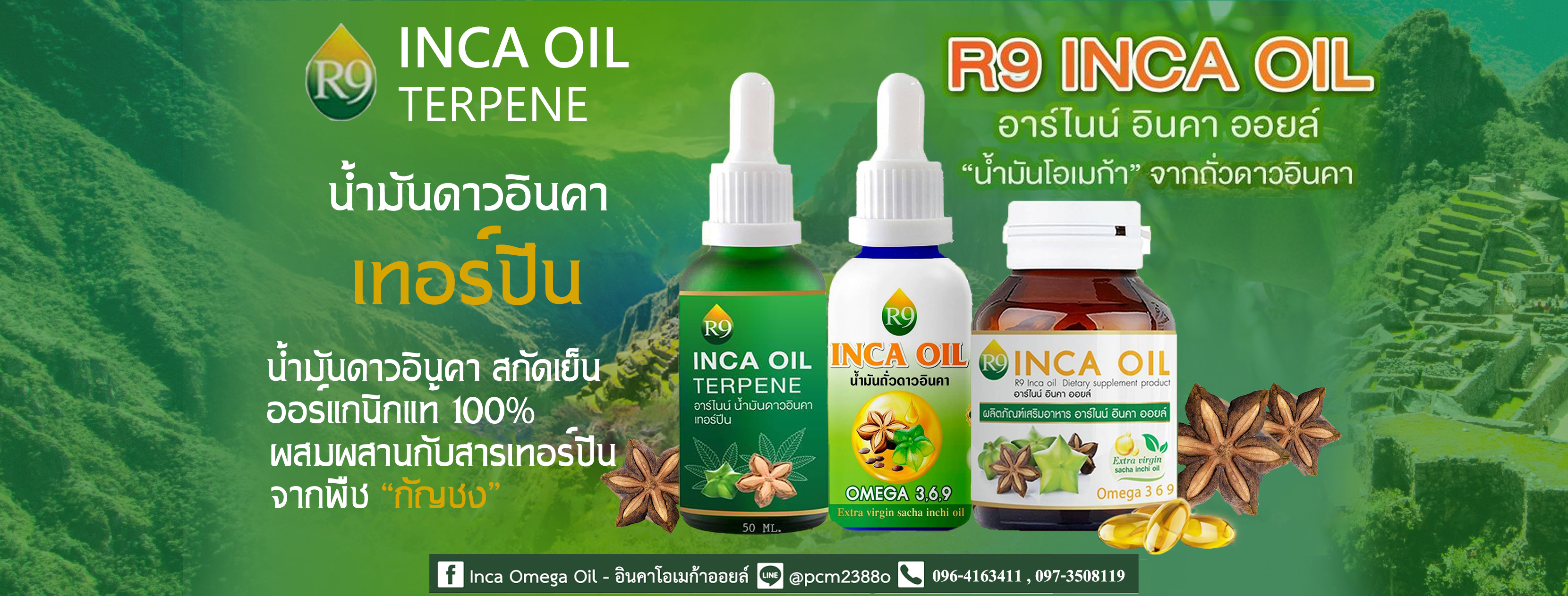 R9 Inca Oil - อาร์ไนน์อินคาออยล์