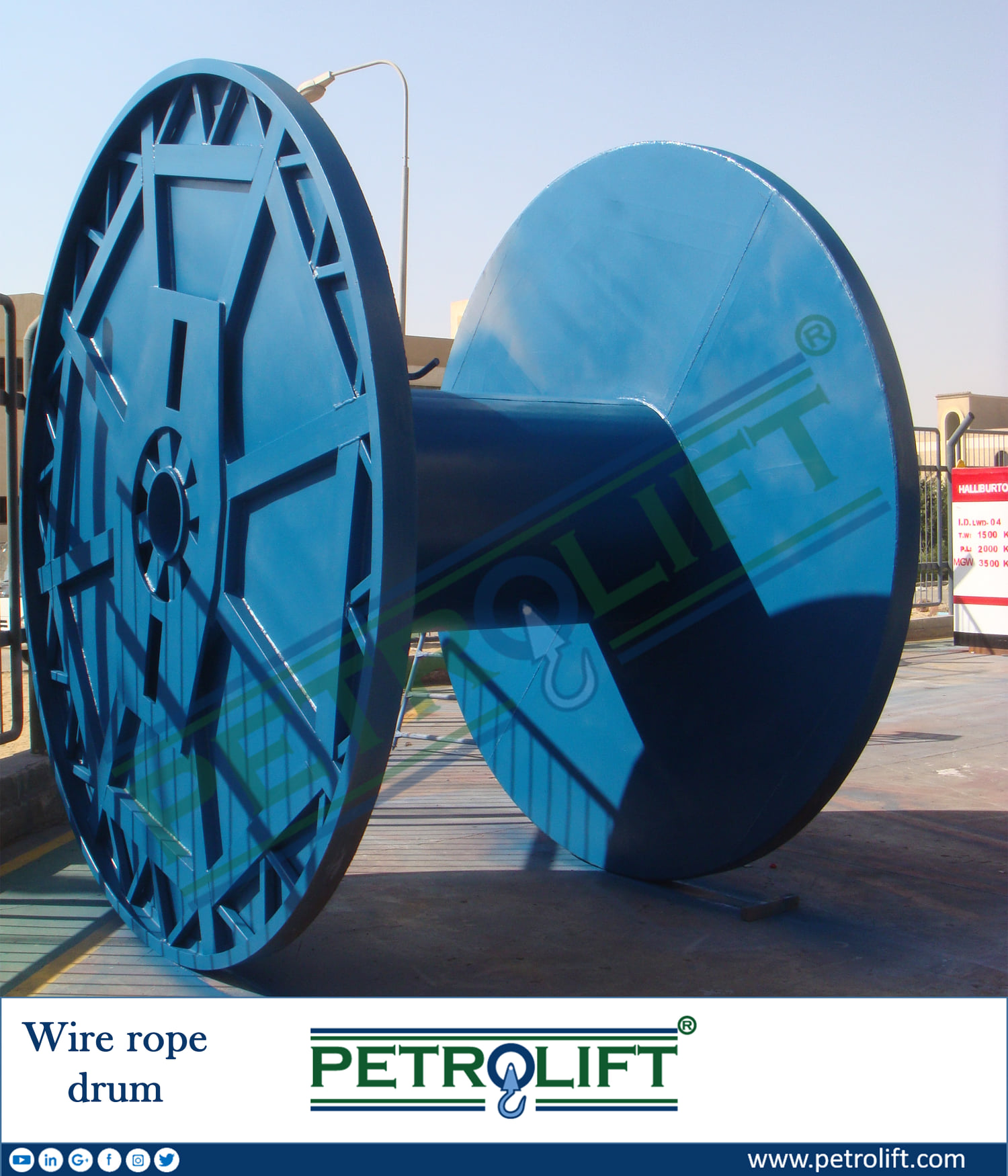 Petrolift - ️PETROLIFT manufacture Wire rope Drum....