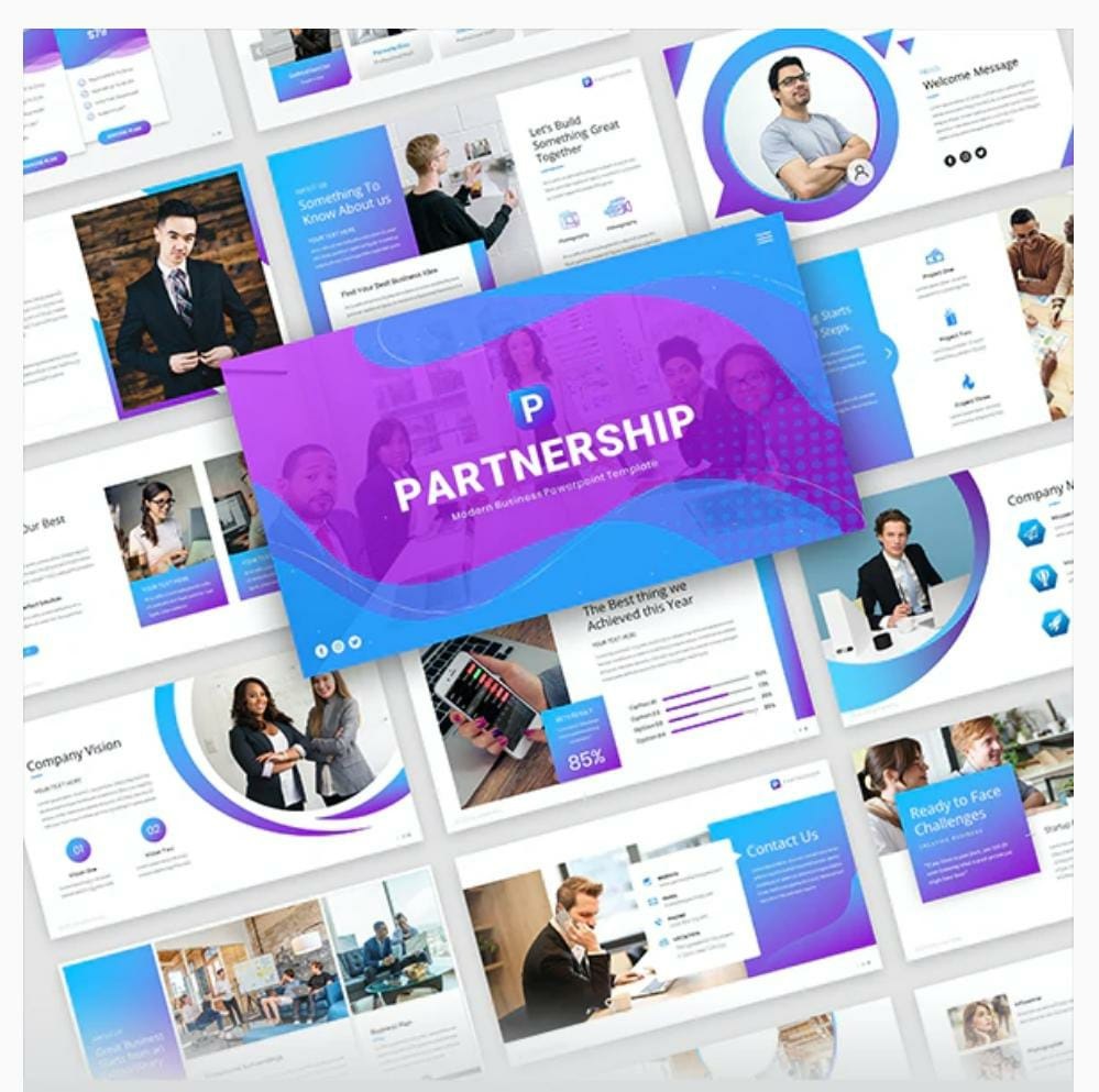 PowerPoint Template Corner