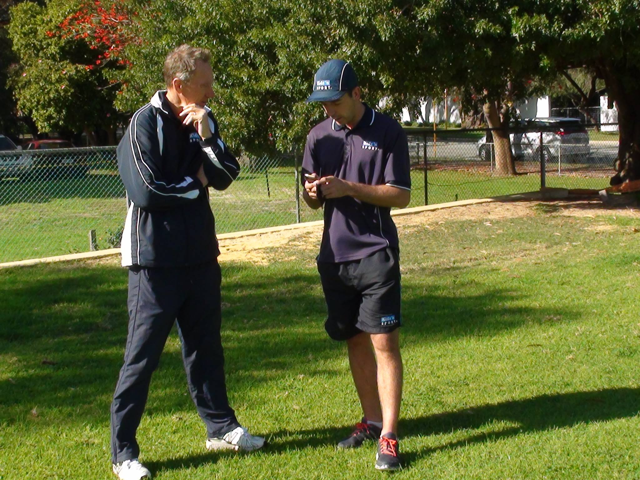 There is Genius in Passion - Mike (left) in discussion with staff ...