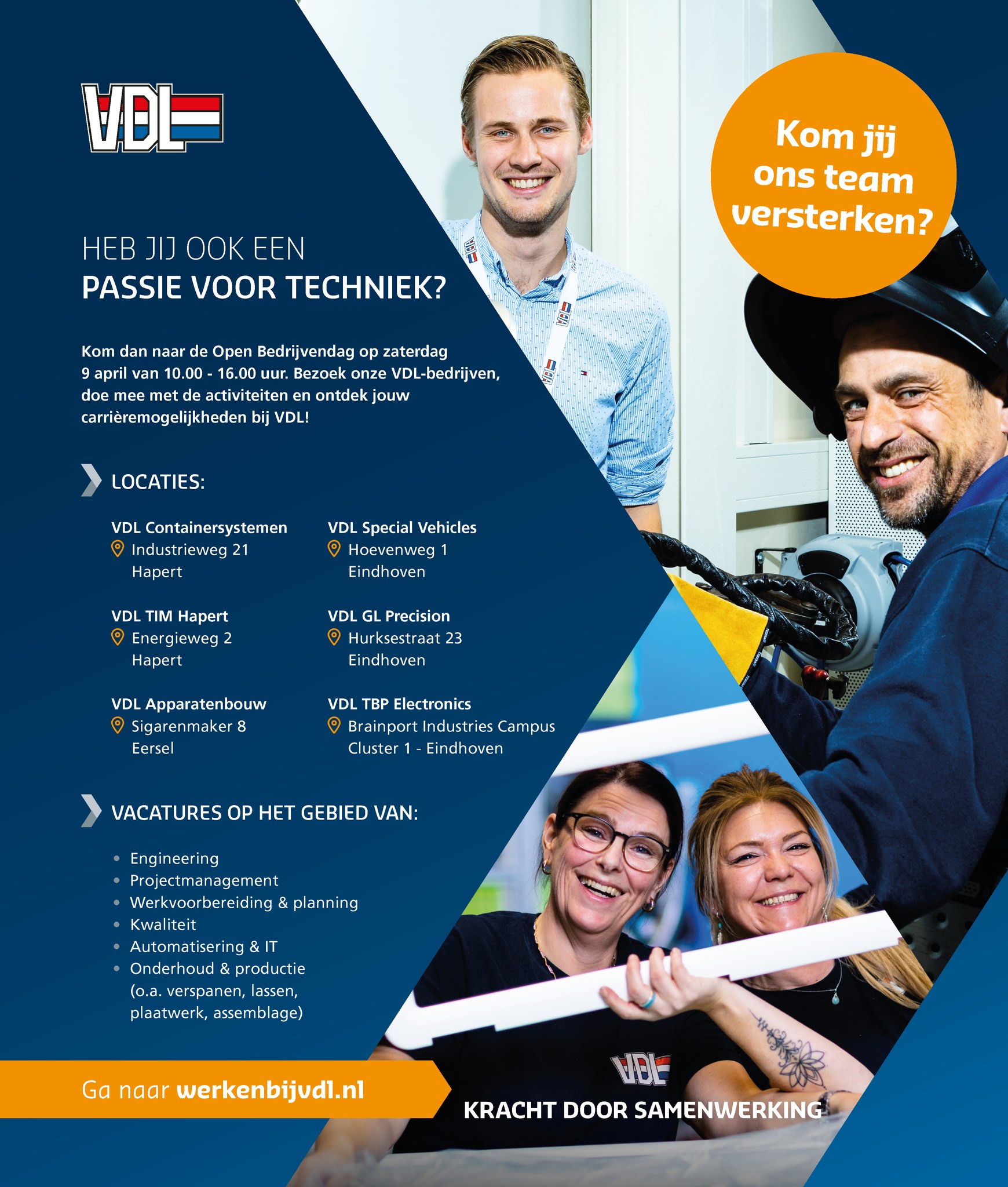 VDL Groep - 📢 Save the date: tijdens de Open Bedrijven Dag...