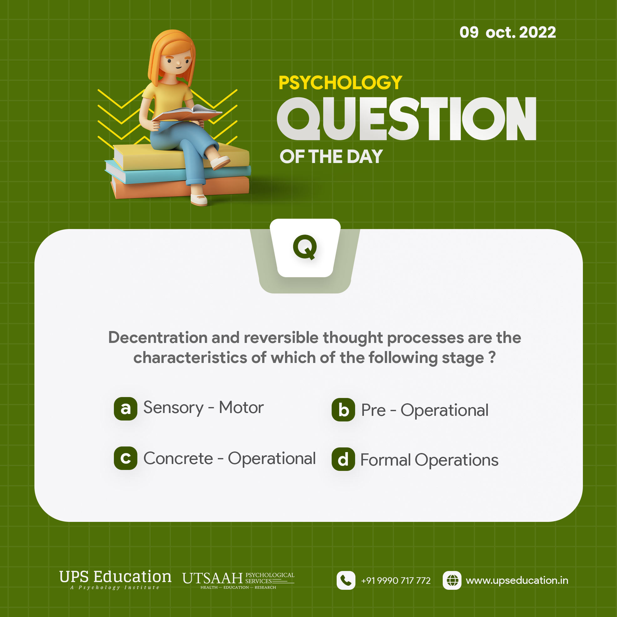 UPS Education - Question of the Day.. . Let us know your...