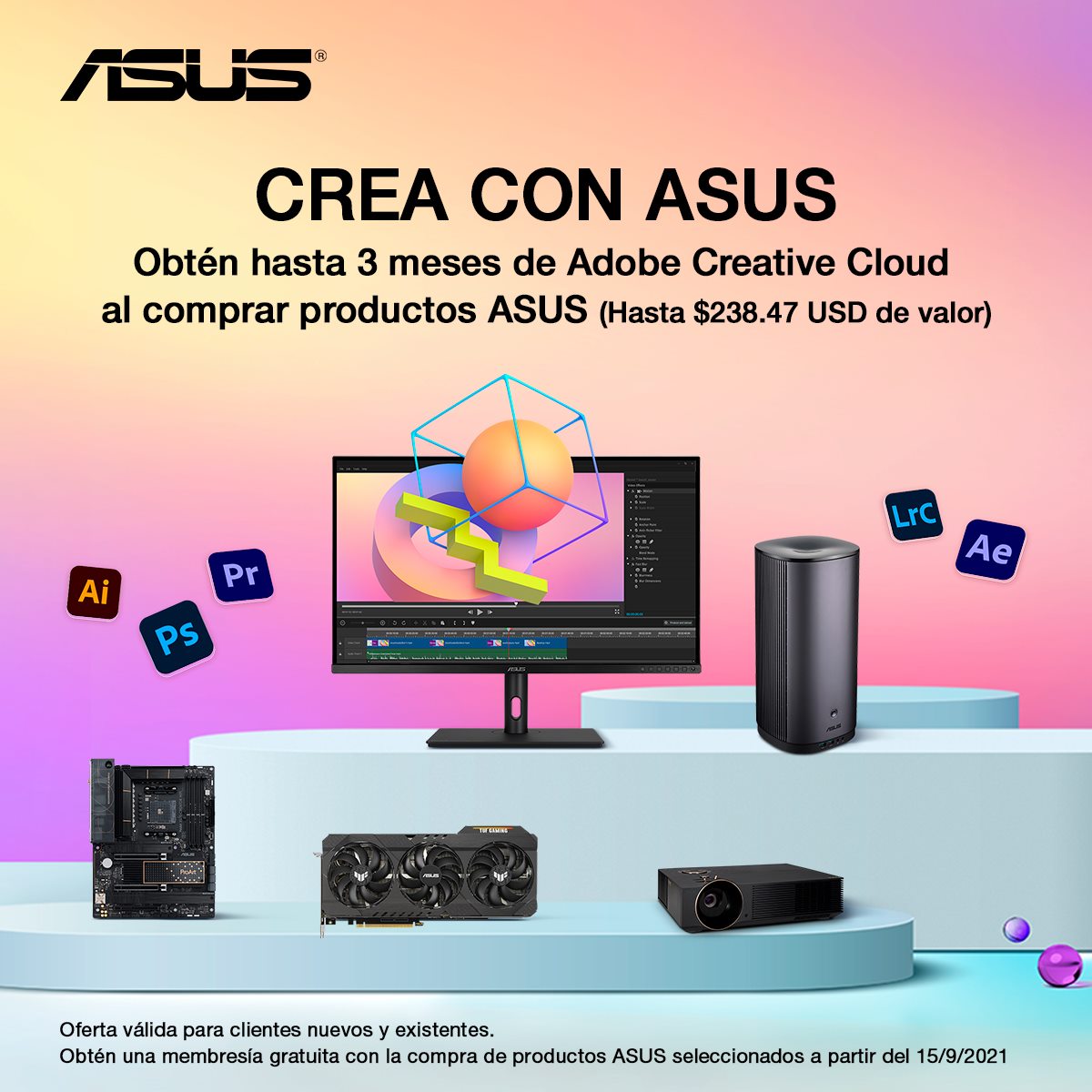 ASUS - Obtén 1 o 3 meses de Adobe Creative Cloud al... | Facebook