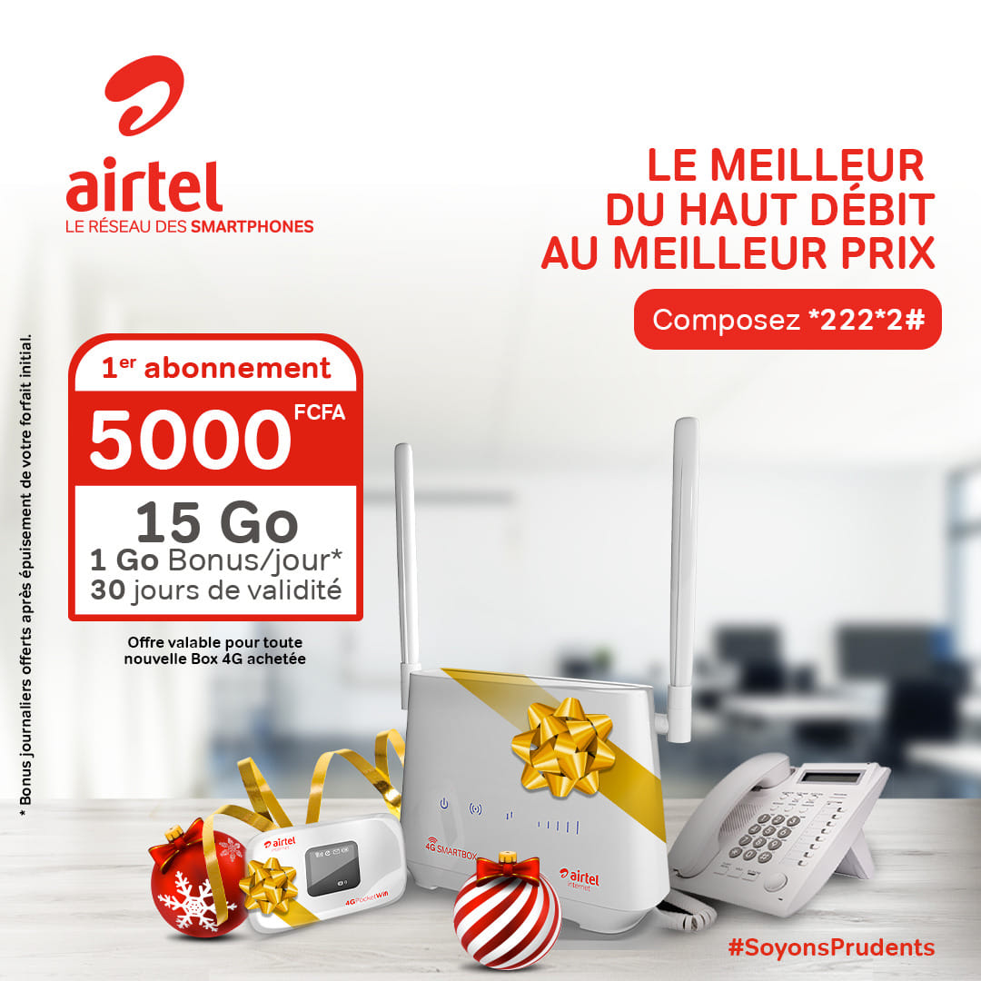 Airtel - NOUVEAU! Chez Airtel, c'est Noël avant Noël. Profitez de 15Go ...