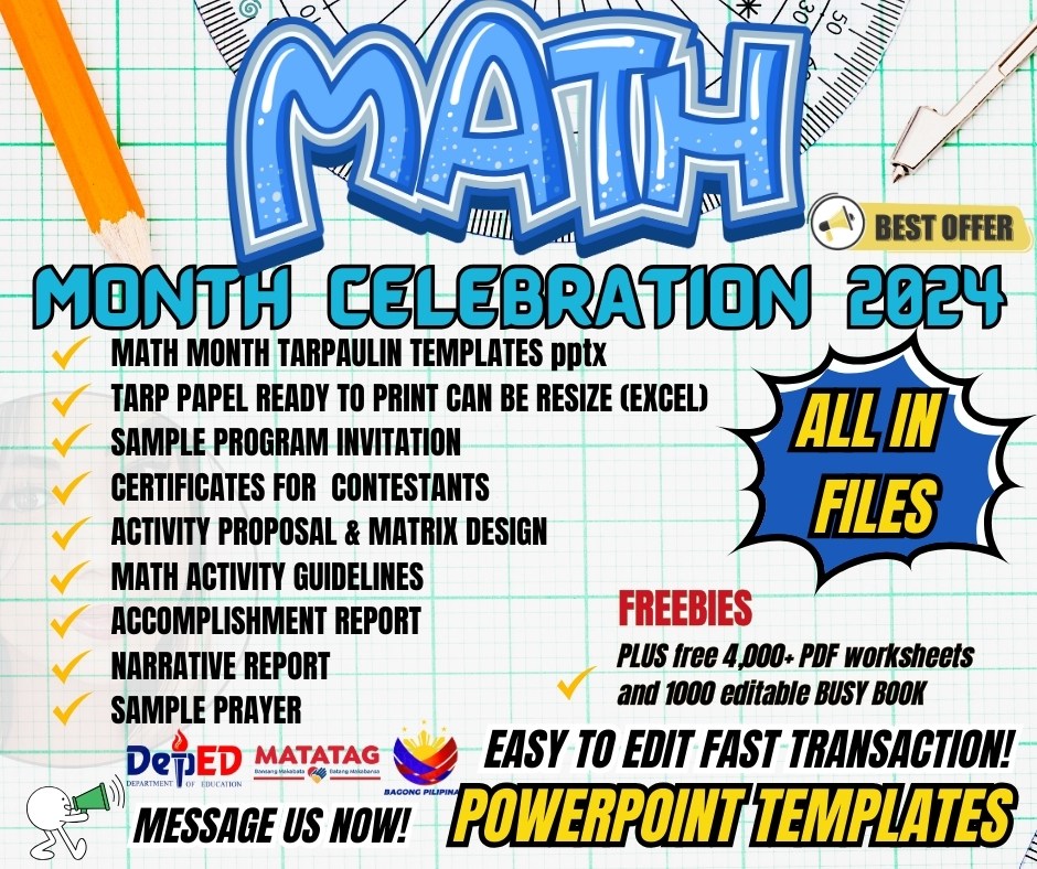 🧑‍🏫TAKE ALL MATHEMATICS MONTH... - Ma'am Lyn's Online Shop | Facebook