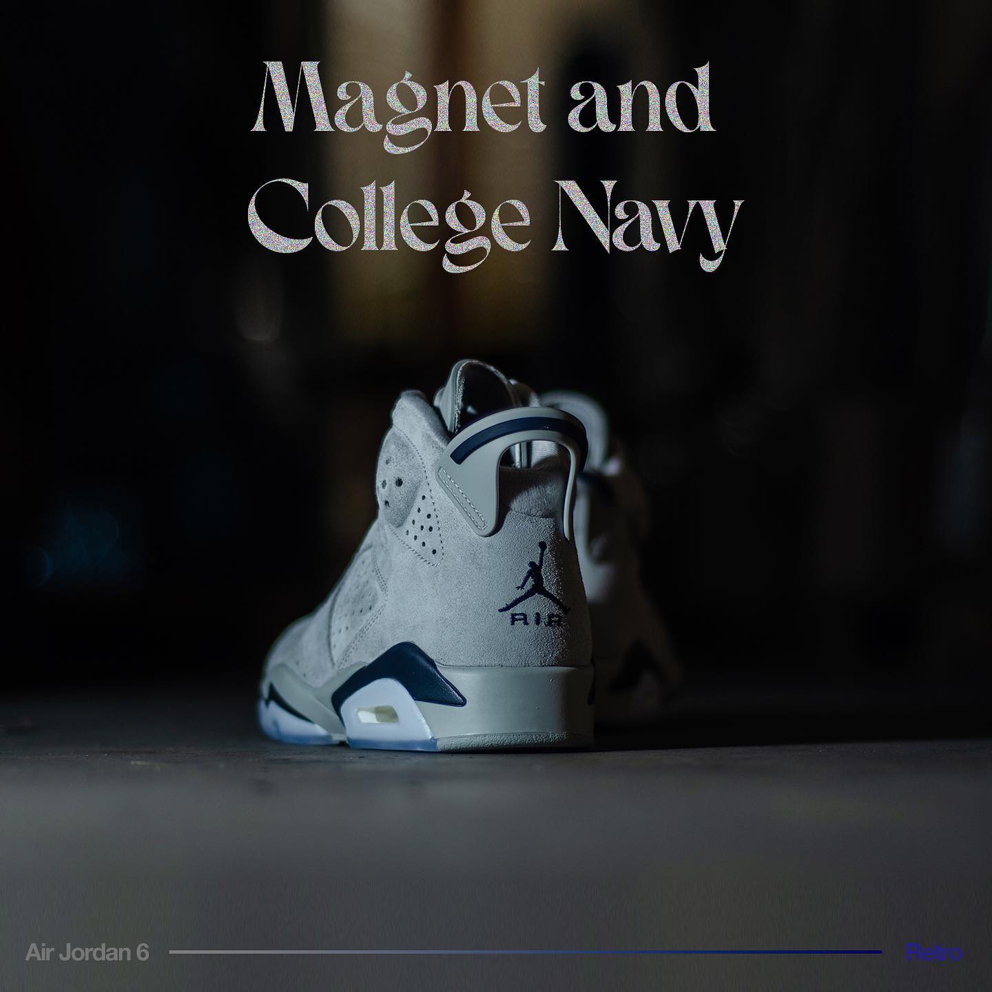 Nike Air Jordan 6 Magnet and Navy 【公式通販】