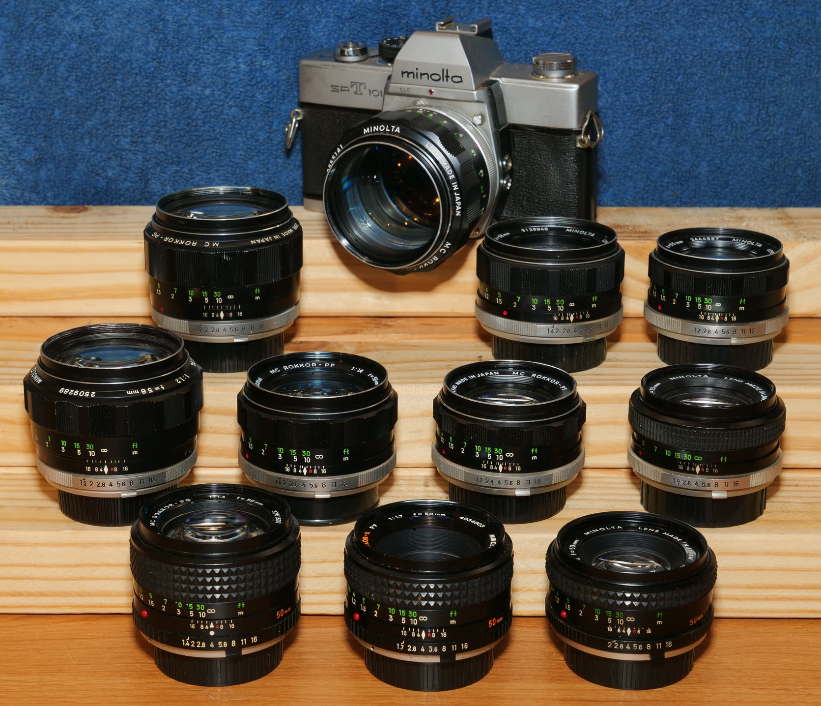 Minolta MC 58 f/1.4 bokeh with SRT-101