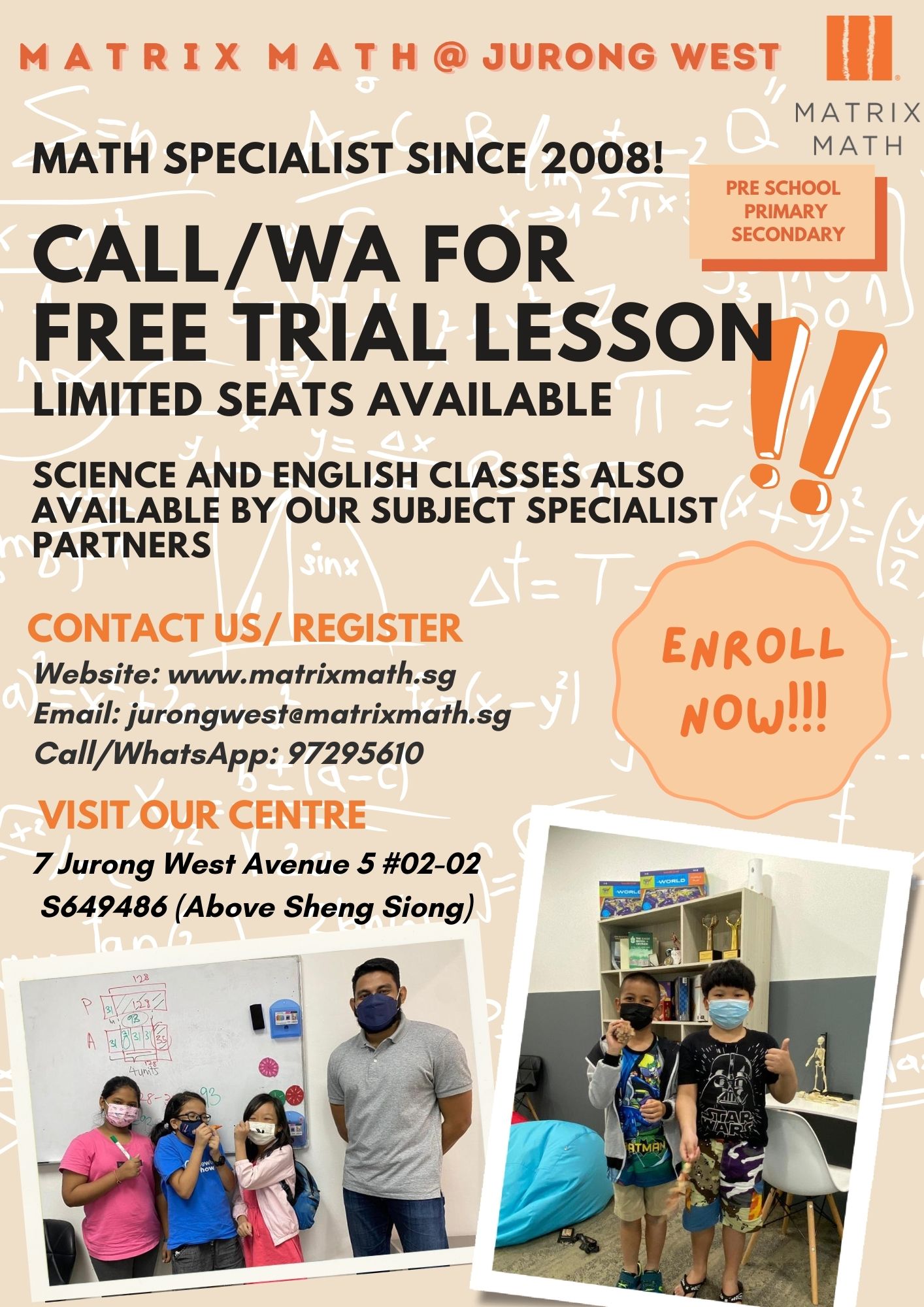 Matrix Math - Jurong West | Singapore Singapore