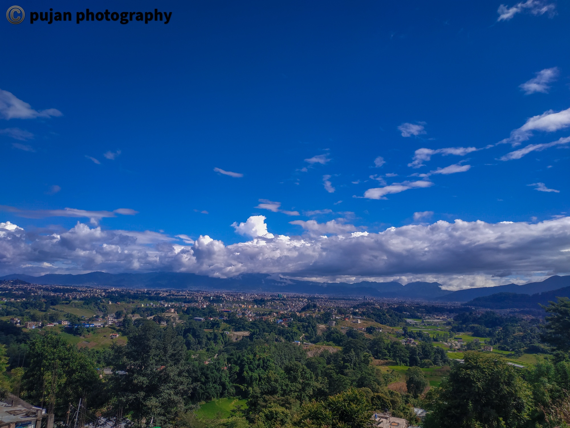 Routine of Nepal banda - Live view of Kathmandu valley as seen from ...