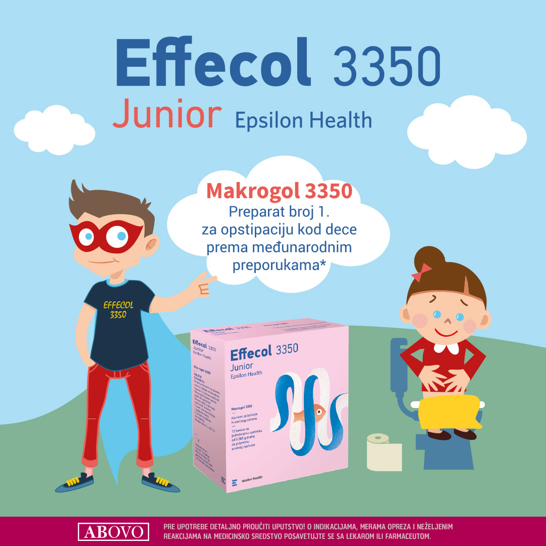 AB - Effecol 3350 Junior je oralni prašak namenjen za opstipaciju kod ...