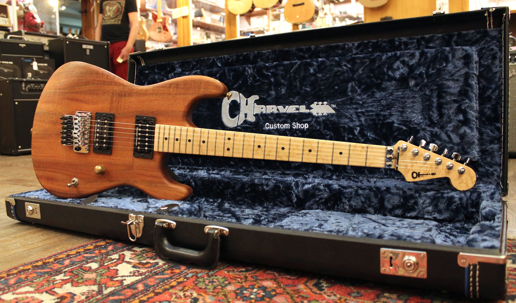 Charvel San Dimas Custom Shop KOAフレイム Charvel Custom Shop San Dimas Koa HH natural oil -14. Just came in