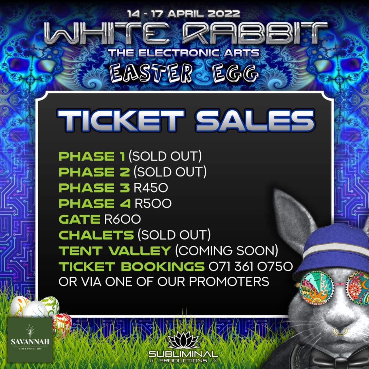 Get your Tickets before Phase... - White Rabbit Festival JHB | Facebook