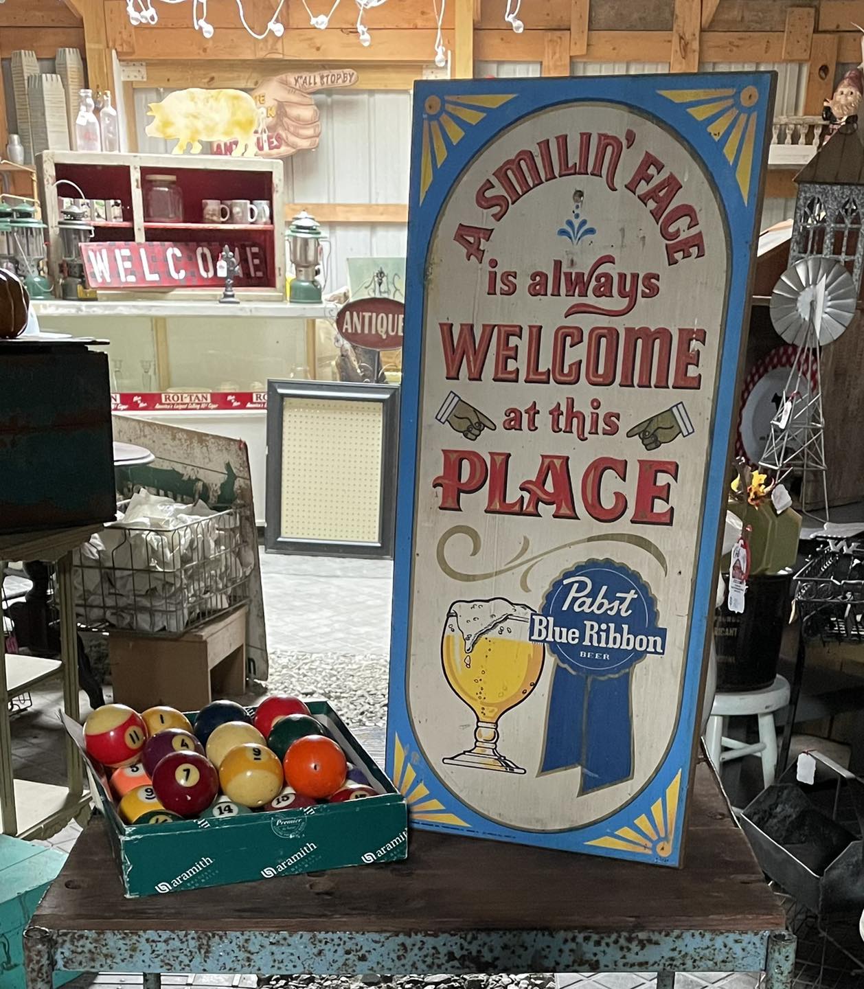 Vintage Pabst Blue Ribbon beer tray for sale