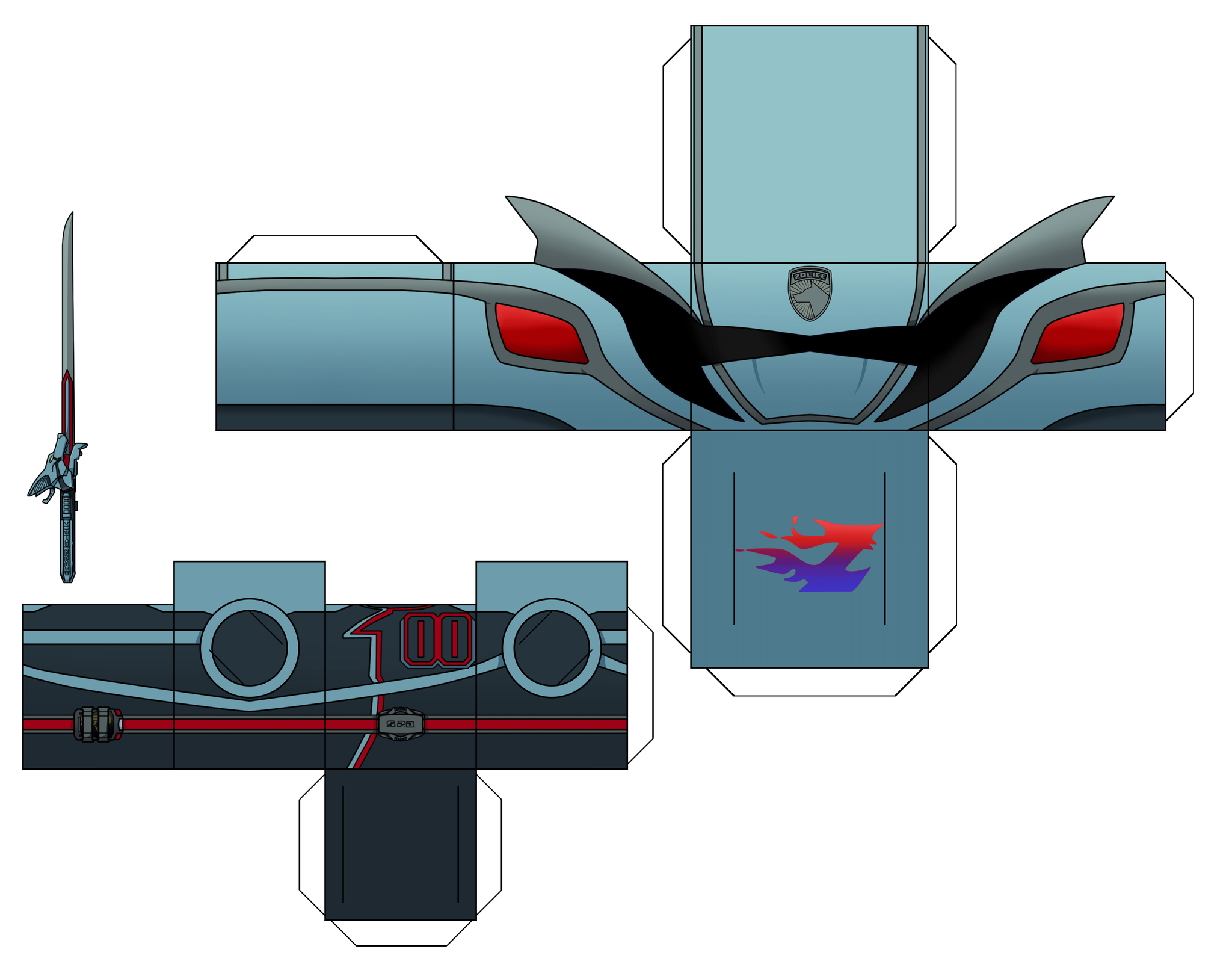 Zienaxd - S.P.D. Shadow Ranger (Power Rangers S.P.D.)...